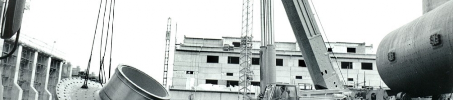 1988 - assembly of raw material mill