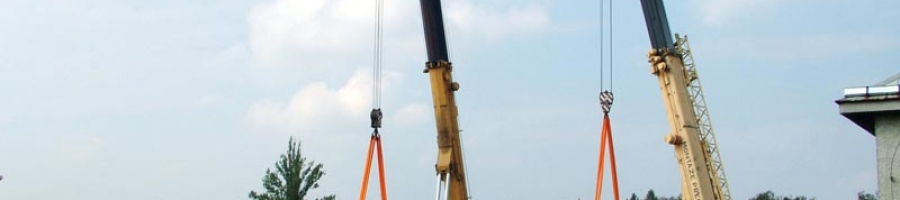 MZP - loading the dryer for Mondi Ružomberok (2006)