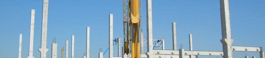 Nošovice Hyundai - erection of the forging shop building - Liebherr LTM (2007)