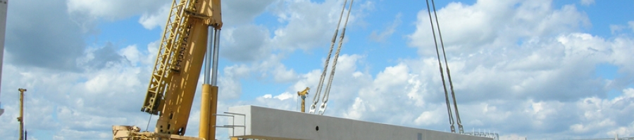 Nošovice Hyundai - erection of the forging shop building - Liebherr LTM (2007)