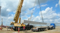 Nošovice Hyundai - erection of the forging shop building - Liebherr LTM (2007)